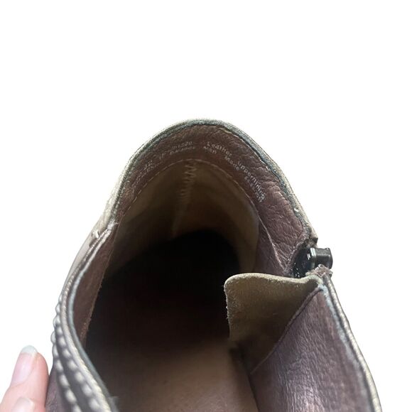 Dansko Women's Size EUR 42 US 11 Susan Suede Brown Wedge Bootie Boots - Picture 11 of 13